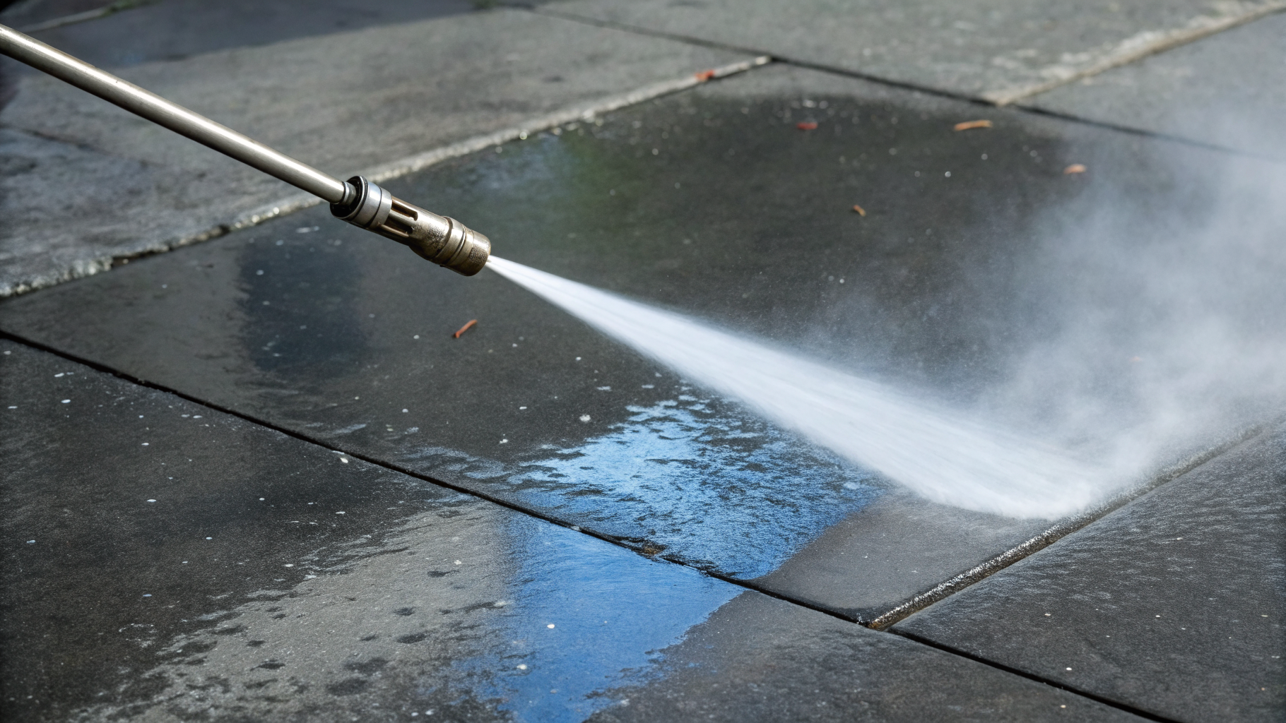 Professional Driveway Cleaning Process