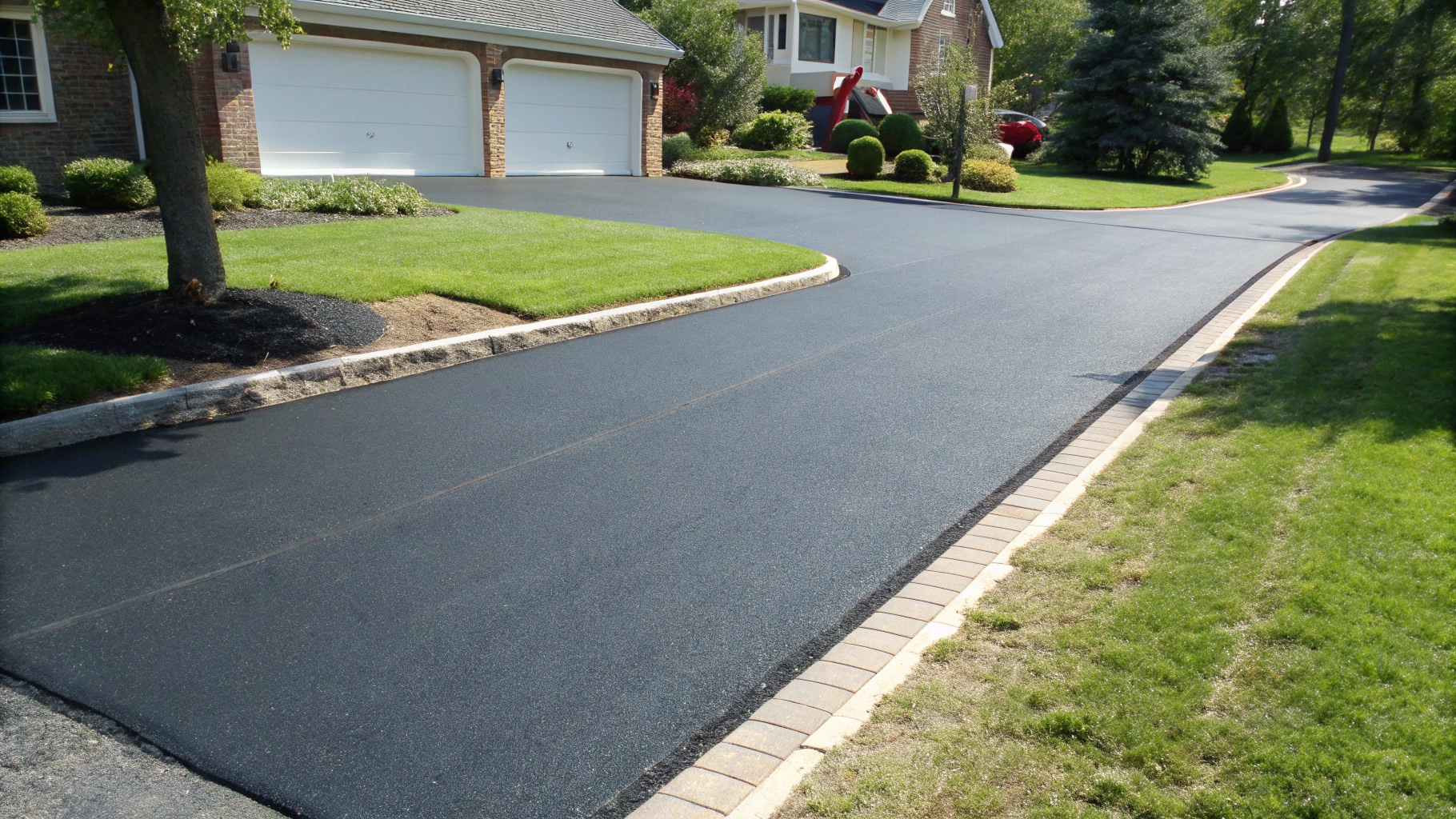 Restored Brick Paver Driveway